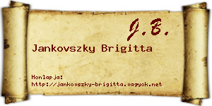 Jankovszky Brigitta névjegykártya